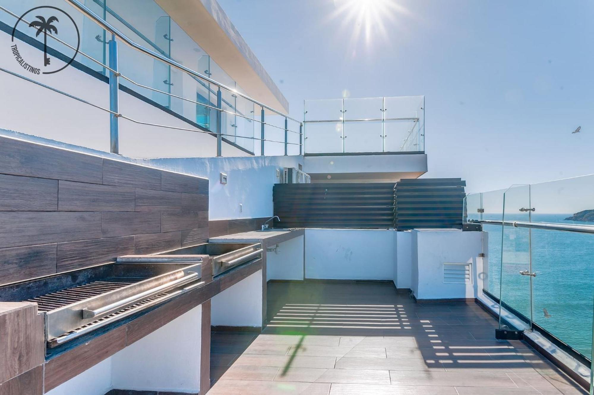 マサトランTerraza Con Vista Al Mar, Bbq Y Piscinaアパートメント エクステリア 写真