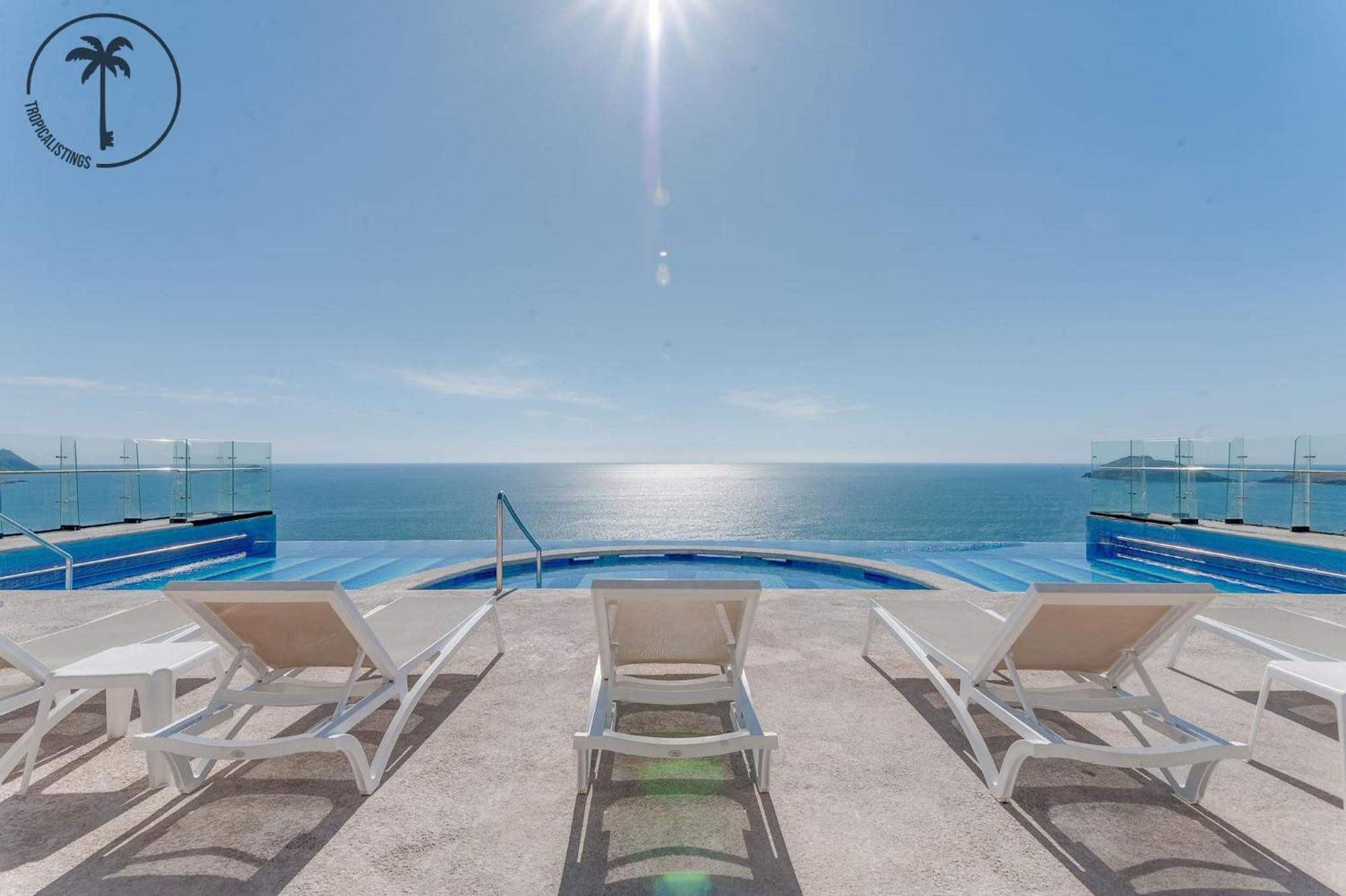 マサトランTerraza Con Vista Al Mar, Bbq Y Piscinaアパートメント エクステリア 写真